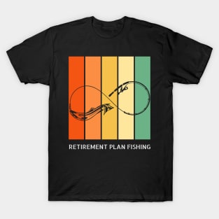 Retirement Plan Fishing Funny Fishing T-Shirt